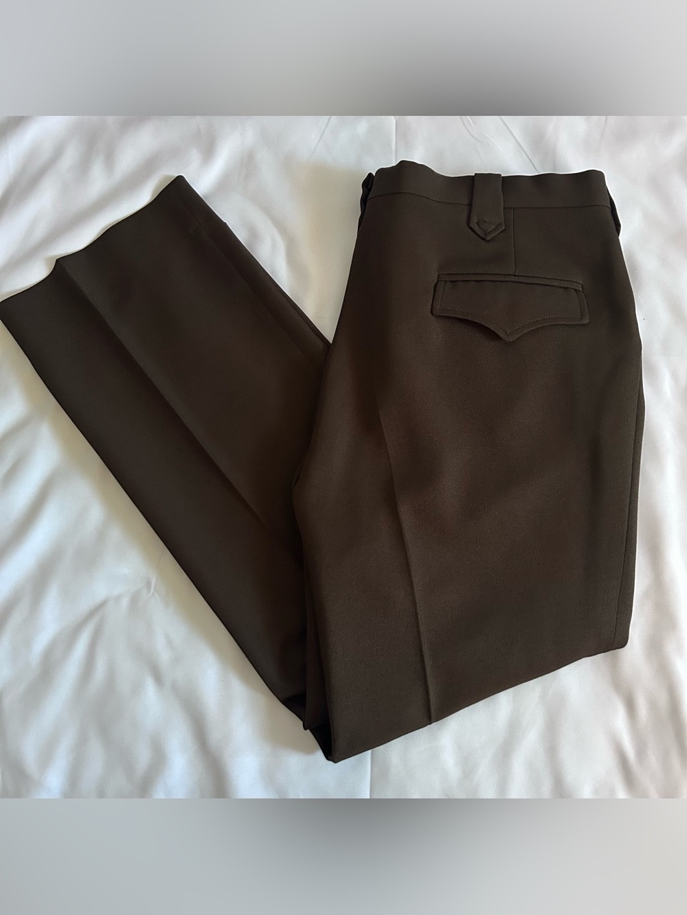 Vintage Circle S Western Style Brown Dress Pants Size 36